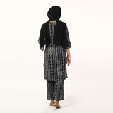 Women'S Printed Co-Ord Set Suit - Black, Women Co-Ord Set, Chase Value, Chase Value