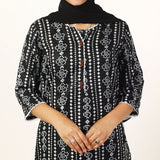 Women'S Printed Co-Ord Set Suit - Black, Women Co-Ord Set, Chase Value, Chase Value