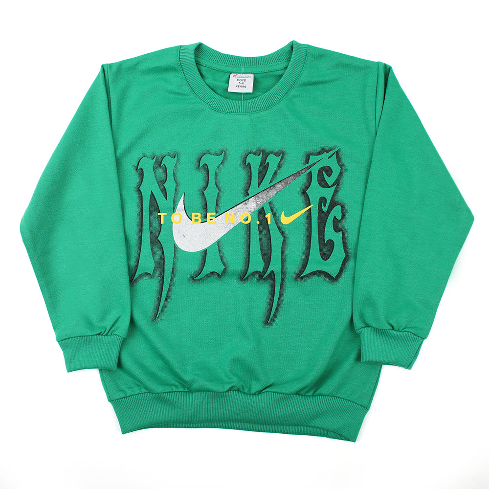 Boys Full Sleeves SweatShirt - Green, Boys Hoodies & Sweat Shirts, Chase Value, Chase Value