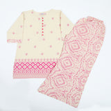 Girls Shalwar Suit - Beige, Girls Shalwar Kameez, Chase Value, Chase Value