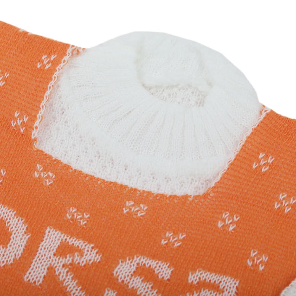Newborn Girls Full Sleeves Sweater Suit - Orange, Newborn Girls Sets & Suits, Chase Value, Chase Value