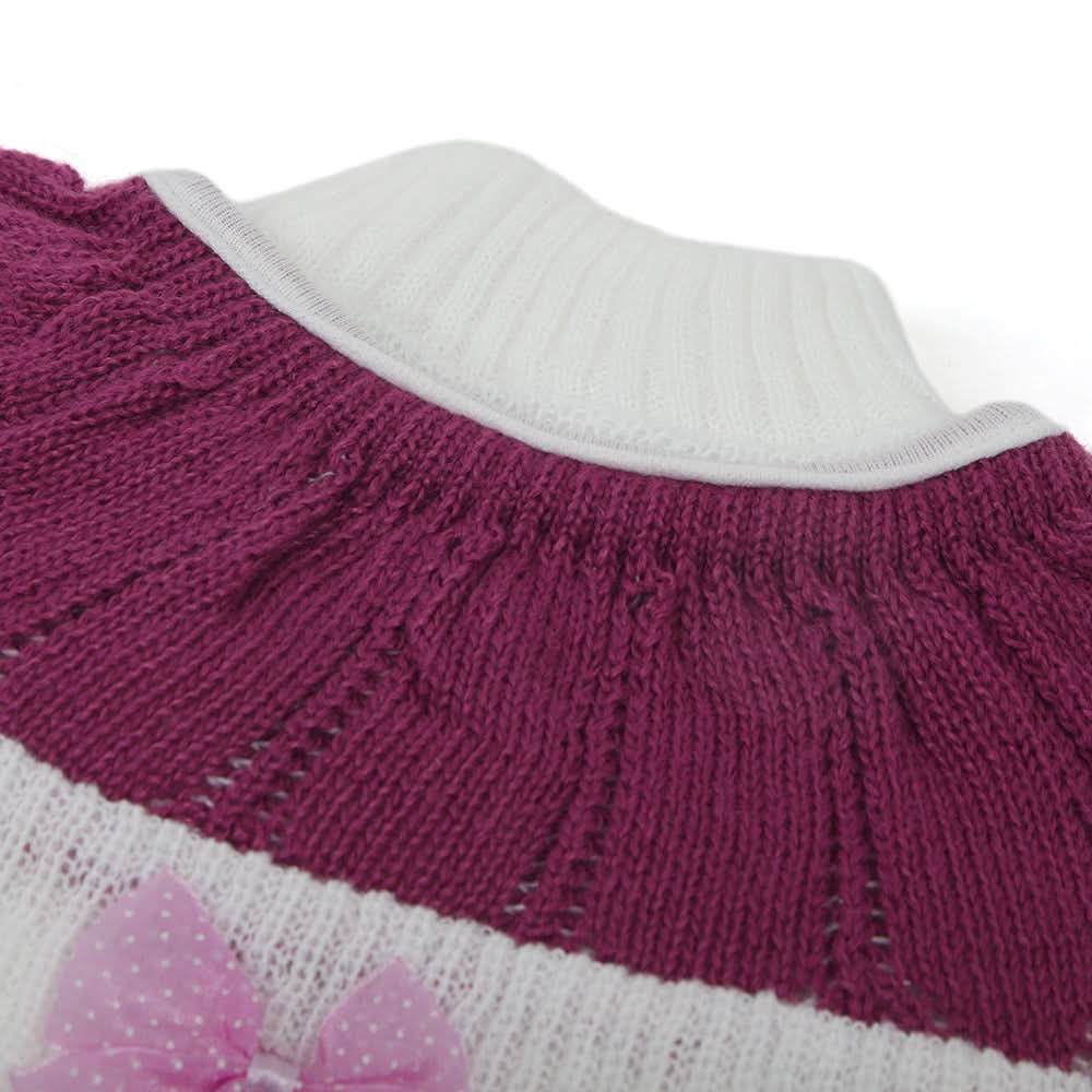 Newborn Girls Full Sleeves Sweater Suit - Purple, Newborn Girls Sets & Suits, Chase Value, Chase Value