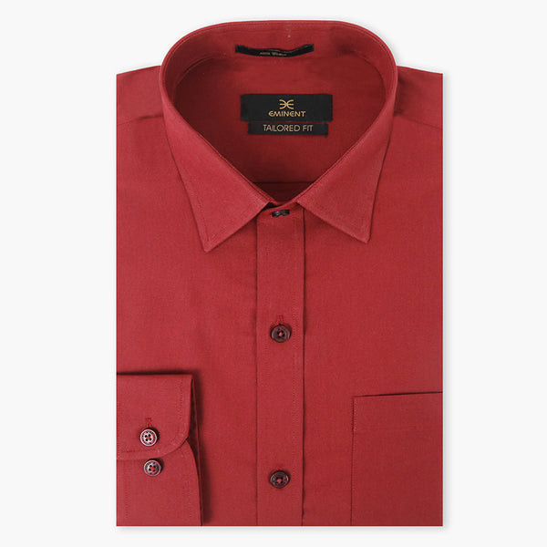 Eminent Men's Formal Plain Shirt - Maroon, Men's Shirts, Eminent, Chase Value