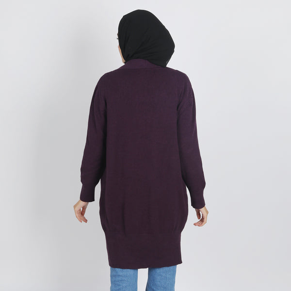 Eminent Women's Full Sleeves Sweaters - Purple