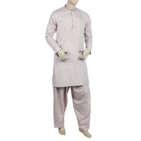 Men's Embroidered Kurta Shalwar Suit - Peach, Men's Shalwar Kameez, Chase Value, Chase Value