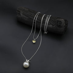 Women's Chain Mala - Silver