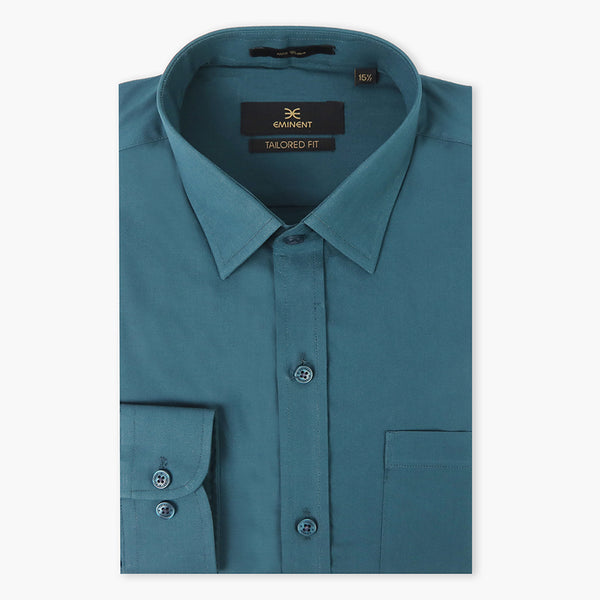 Eminent Men's Formal Plain Shirt - Teal, Men's Shirts, Eminent, Chase Value