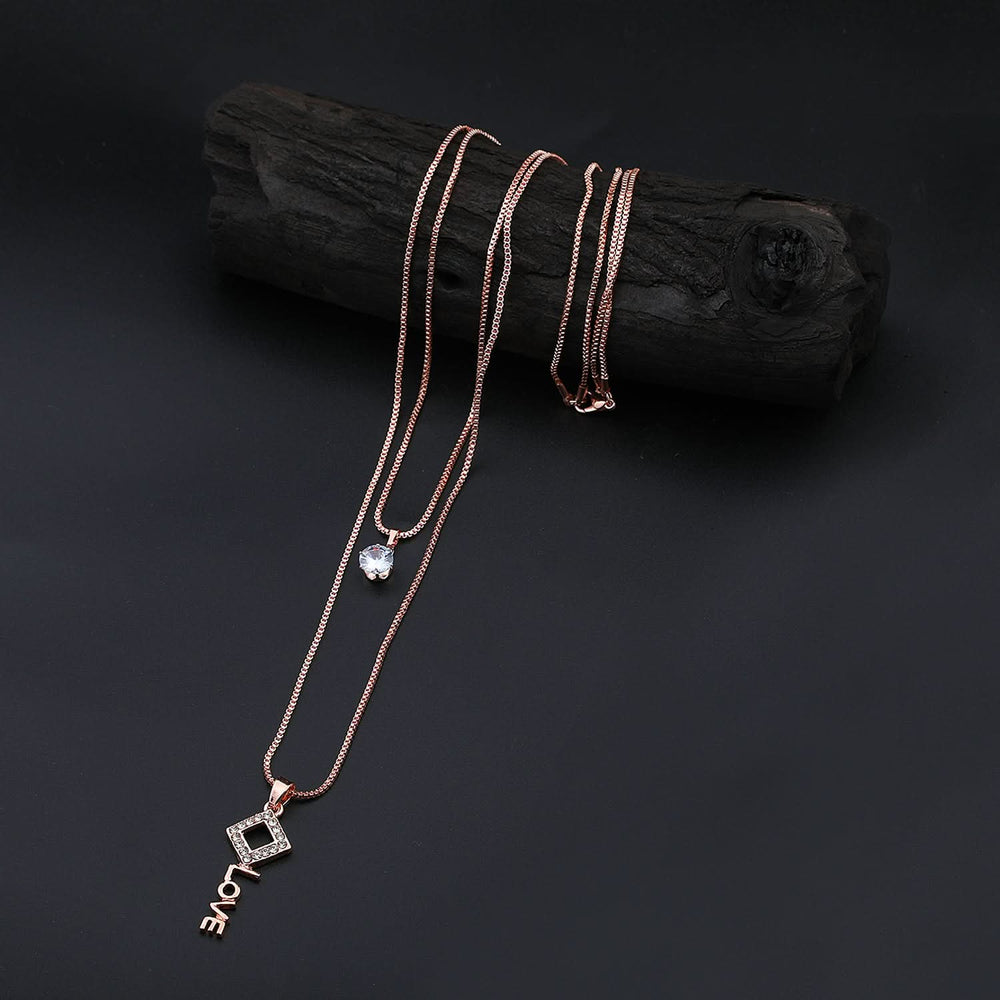 Women's Chain Mala - Copper, Women Chains & Lockets, Chase Value, Chase Value