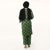 Women'S Printed Co-Ord Set Suit - Green, Women Co-Ord Set, Chase Value, Chase Value