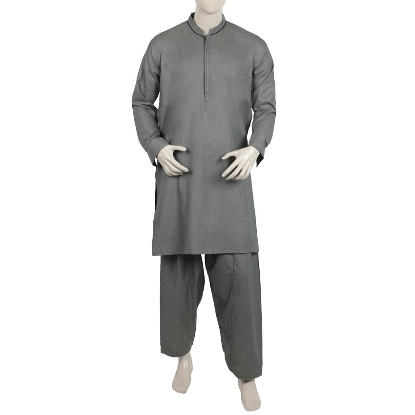 Eminent Men's Kurta Pajama Suit - Grey