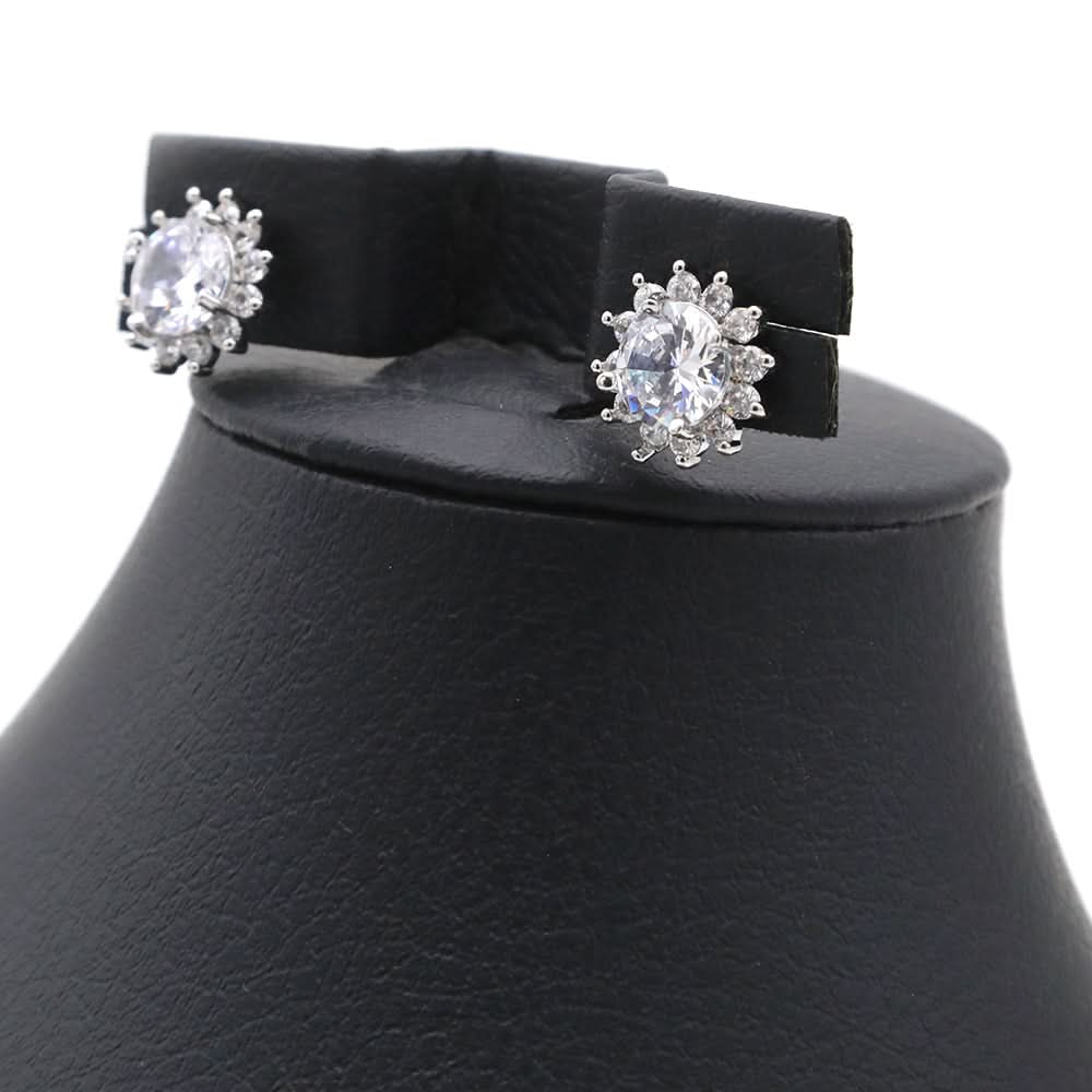 Women's Top Zircon - Silver, Women Earrings & Tops, Chase Value, Chase Value