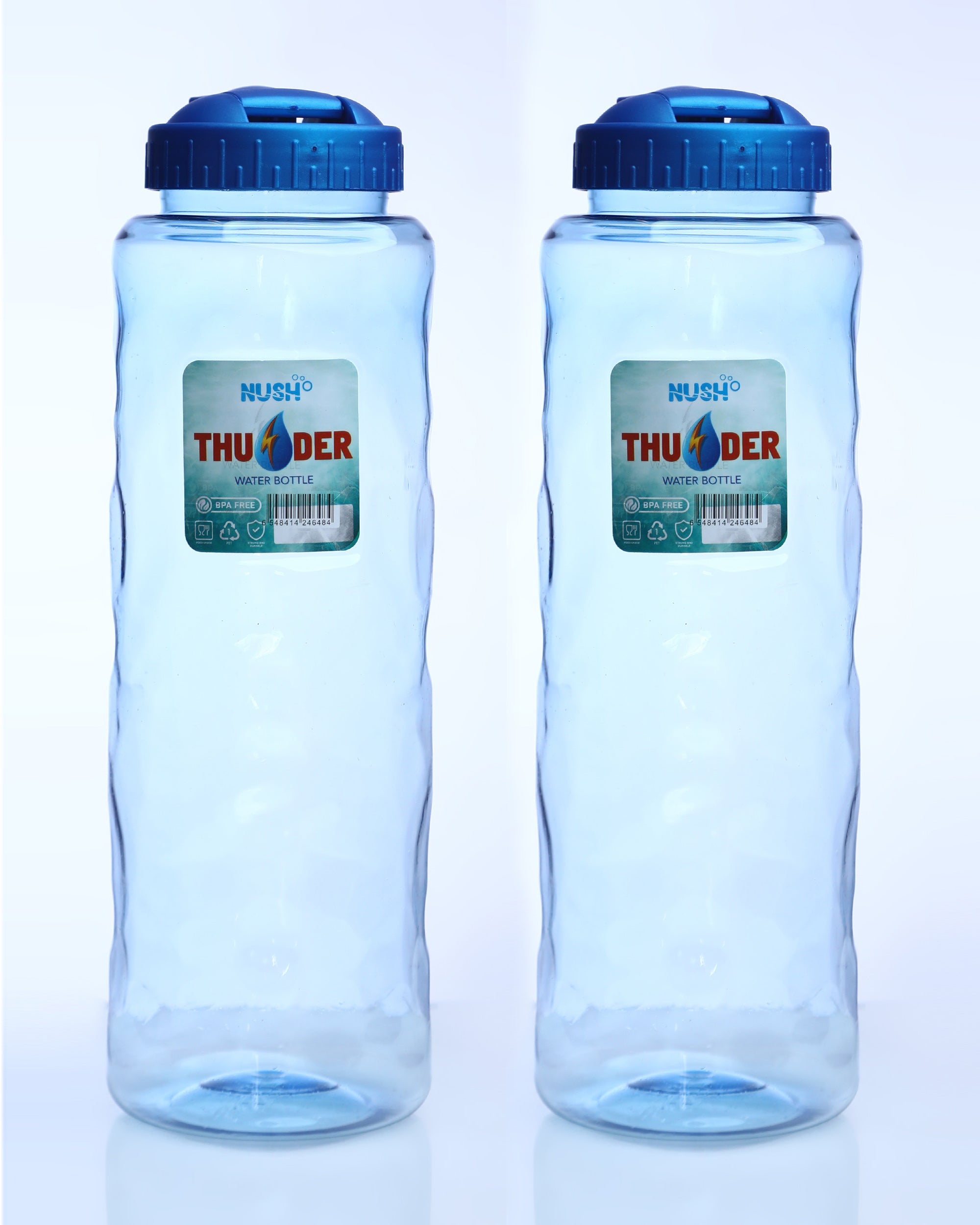 NUSH Thunder Water Bottle (Pack of 2)