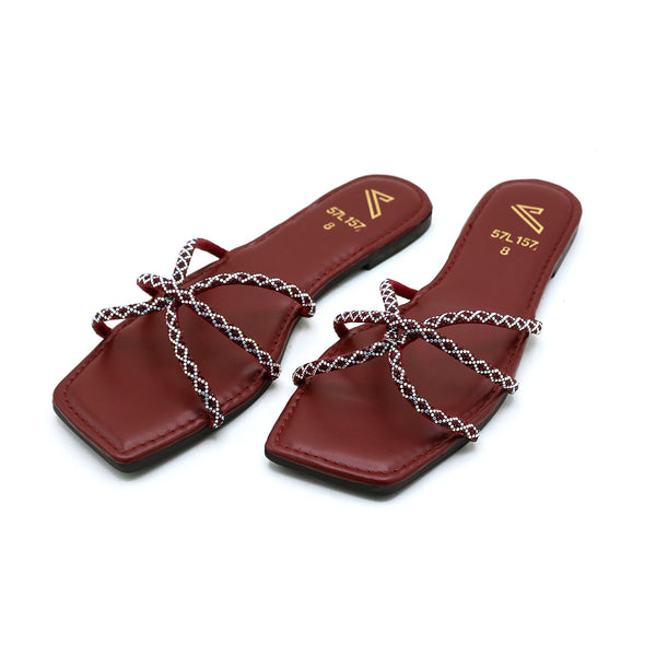 Valuable Women's Slipper - Maroon