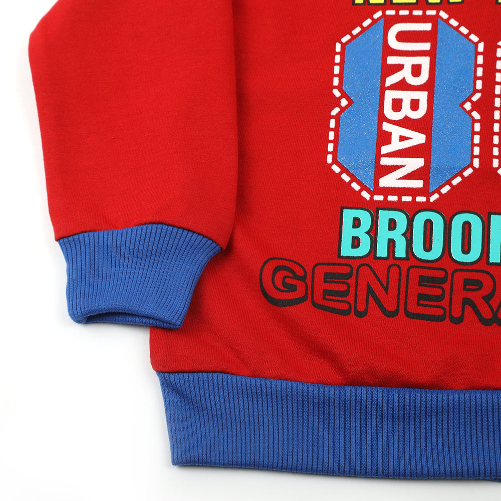 Boys Full Sleeves SweatShirt - Red, Boys Hoodies & Sweat Shirts, Chase Value, Chase Value