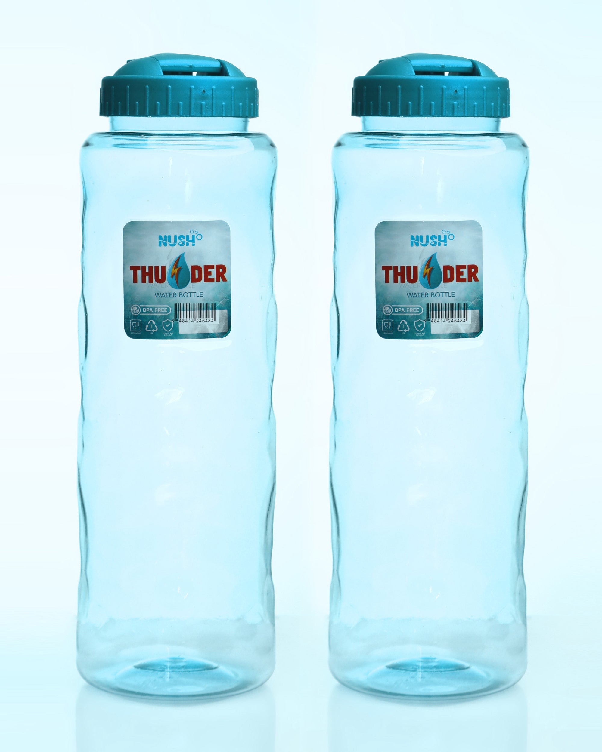 NUSH Thunder Water Bottle (Pack of 2)