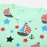 Newborn Boys Sando - Light Green, Newborn Boys Shirts & T-Shirts, Chase Value, Chase Value