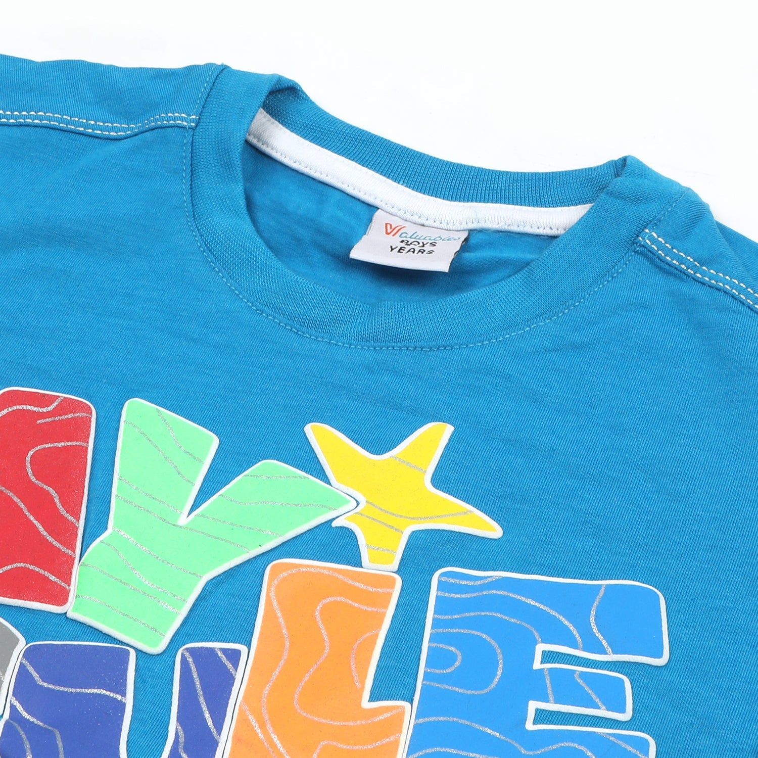 Boys Half Sleeves Denim Short Suit - Steel Blue, Boys Sets & Suits, Chase Value, Chase Value