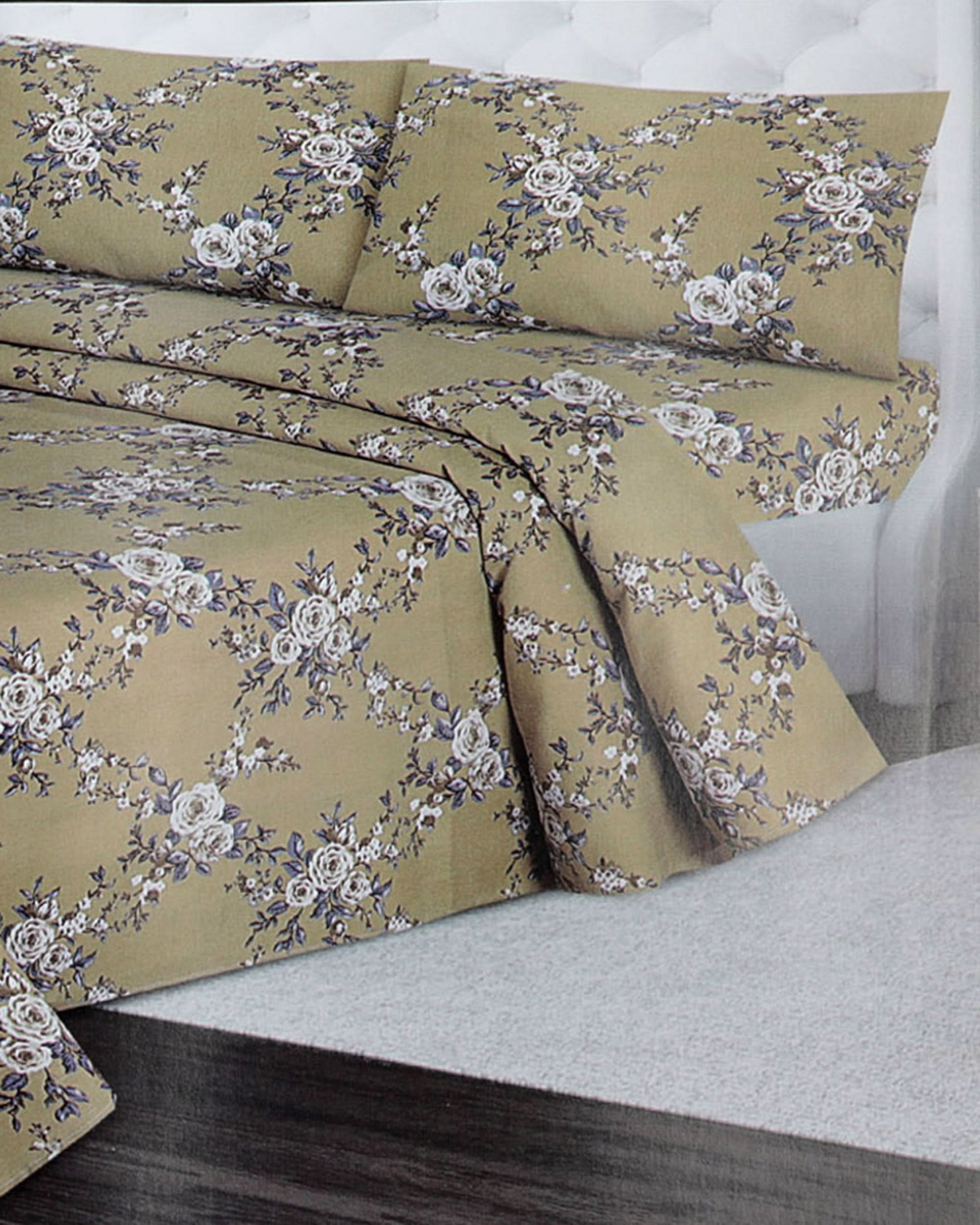 Valuable 3Pcs Double Bedsheet Soft Feel, Double Size Bed Sheet, Chase Value, Chase Value