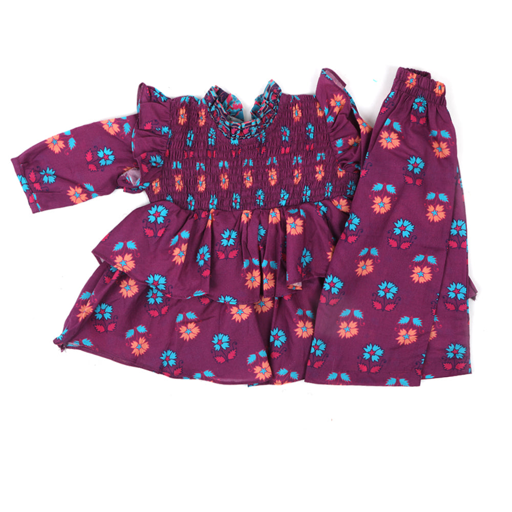 Eminent Newborn Girls Shalwar Suit - Purple, Newborn Girls Shalwar Suits, Eminent, Chase Value