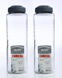 NUSH Cubical Water Bottle (Pack of 2)