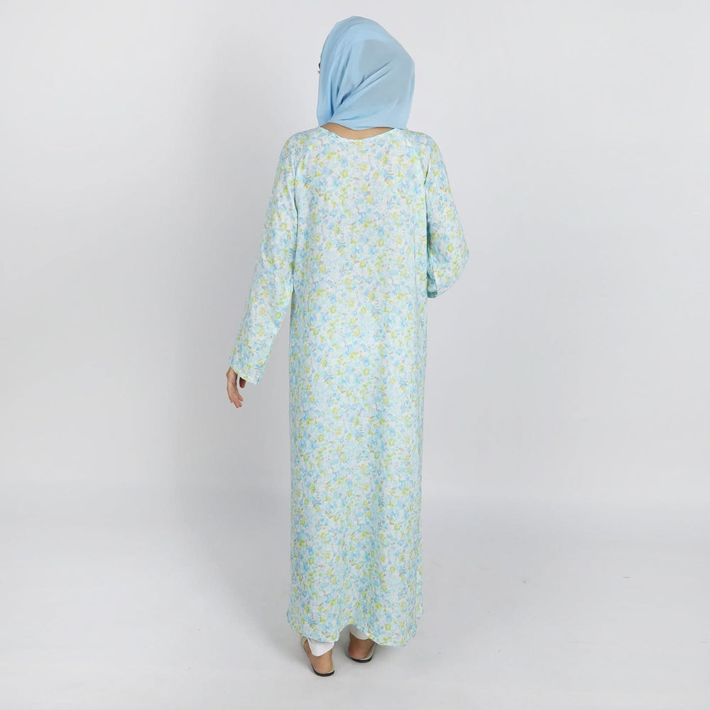 Women's Maxi Style Abaya  - Sky Blue, Women Abayas, Chase Value, Chase Value