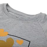 Eminent Girls Full Sleeves T-Shirt - Ash Grey, Girls T-Shirts, Eminent, Chase Value