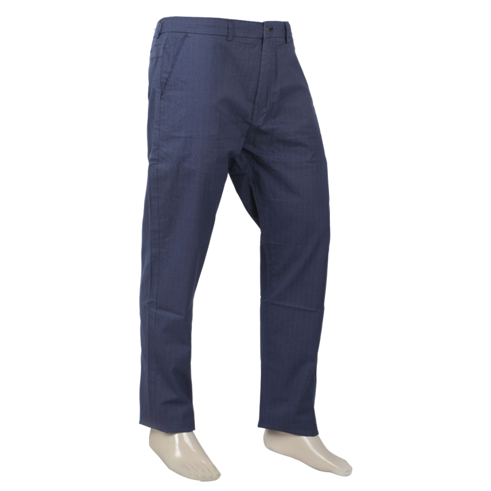 Men's Cotton Pant - Navy Blue, Men's Casual Pants & Jeans, Chase Value, Chase Value
