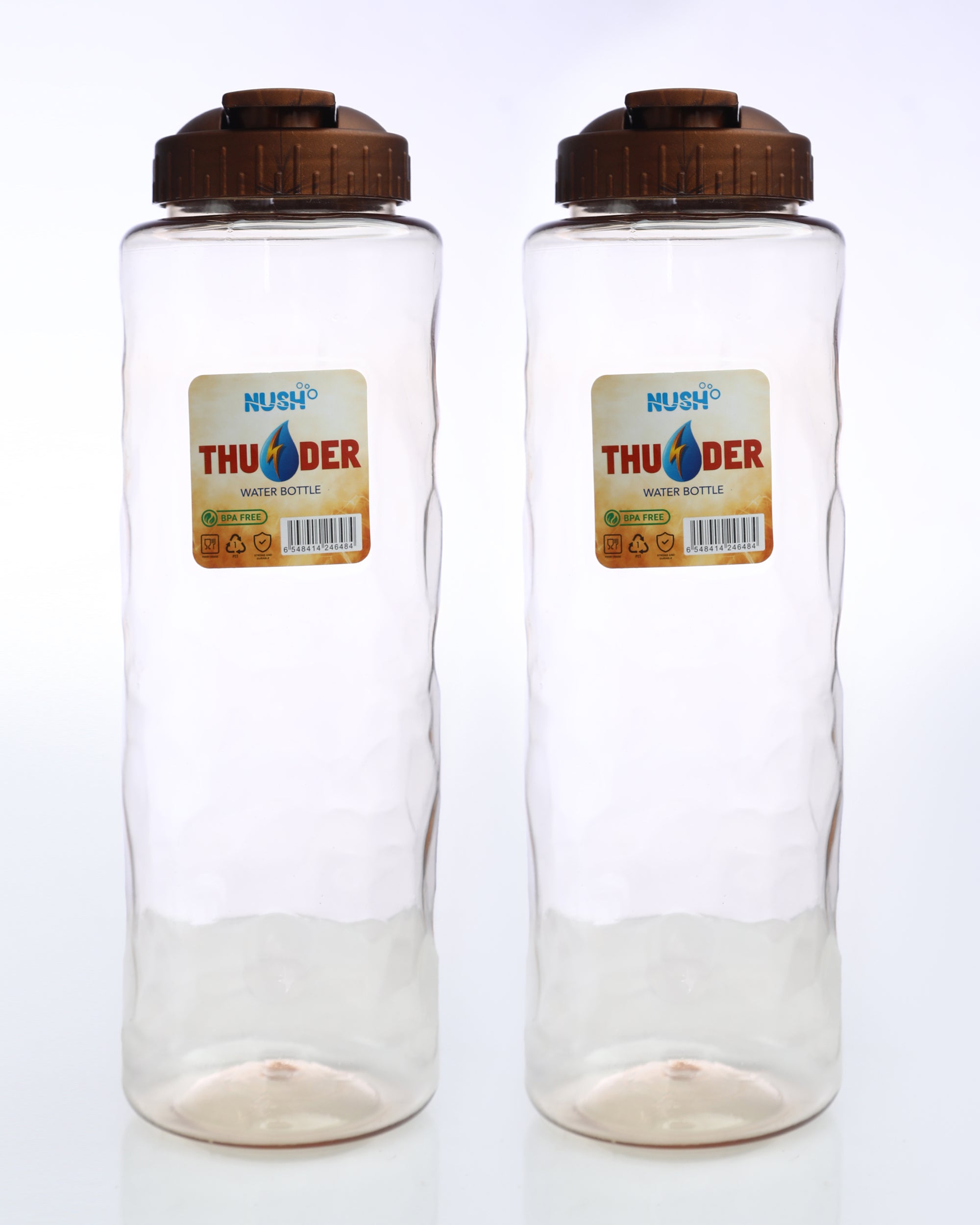NUSH Thunder Water Bottle (Pack of 2)