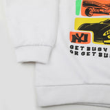 Boys Full Sleeves SweatShirt - White, Boys Hoodies & Sweat Shirts, Chase Value, Chase Value