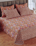 5Pcs Bedsheet Set 94x96, Double Size Bed Sheet, Chase Value, Chase Value