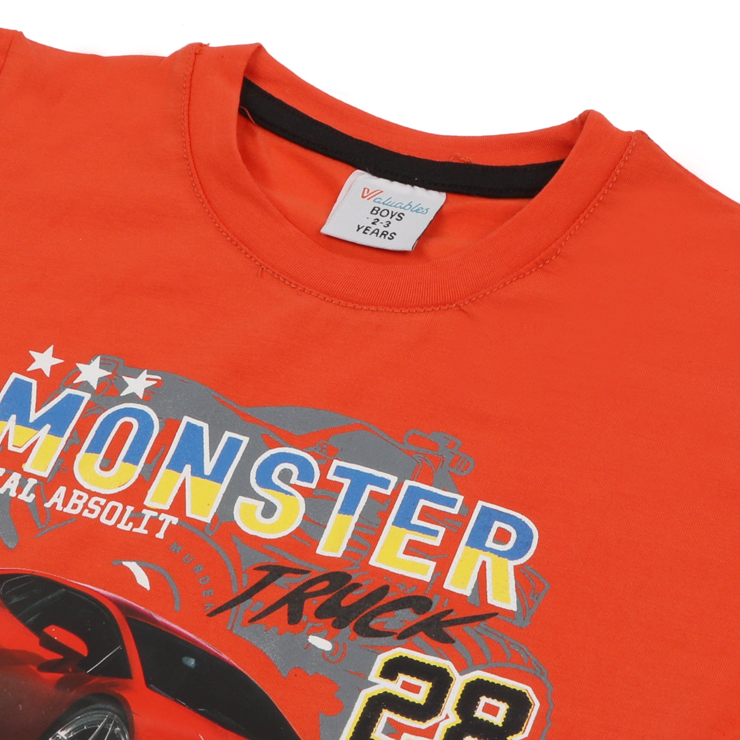 Boys Half Sleeves Denim Short Suit - Red, Boys Sets & Suits, Chase Value, Chase Value