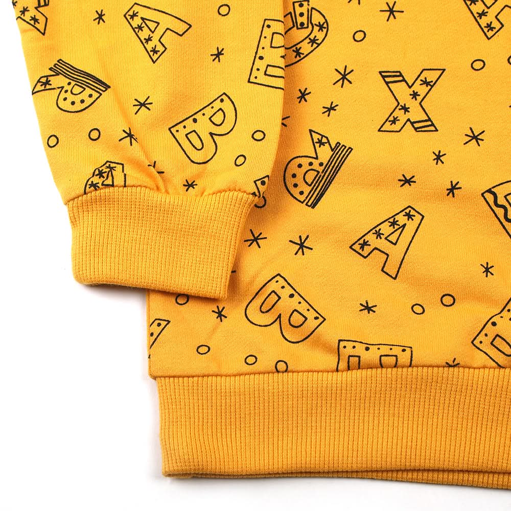 Boys Full Sleeves Hoodie - Mustard, Boys Hoodies & Sweat Shirts, Chase Value, Chase Value
