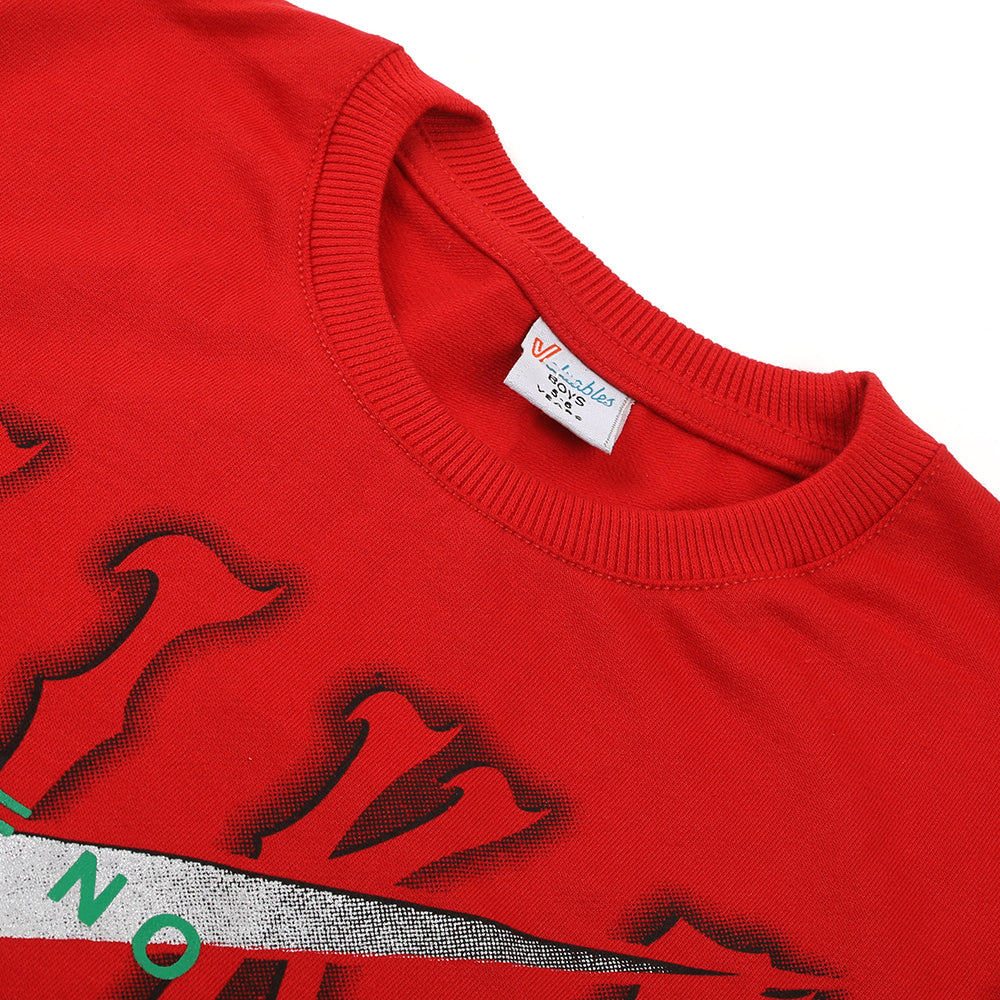 Boys Full Sleeves SweatShirt - Red, Boys Hoodies & Sweat Shirts, Chase Value, Chase Value