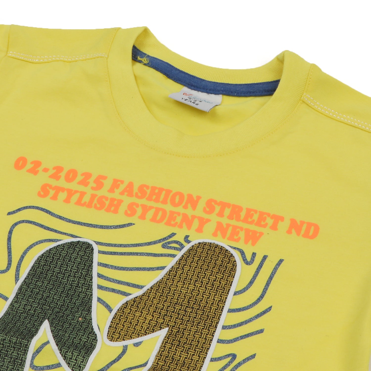 Boys Half Sleeves Denim Short Suit - Yellow, Boys Sets & Suits, Chase Value, Chase Value