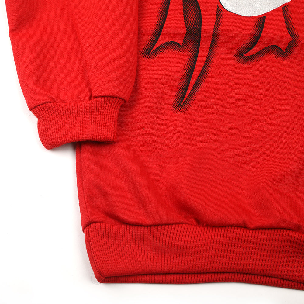 Boys Full Sleeves SweatShirt - Red, Boys Hoodies & Sweat Shirts, Chase Value, Chase Value