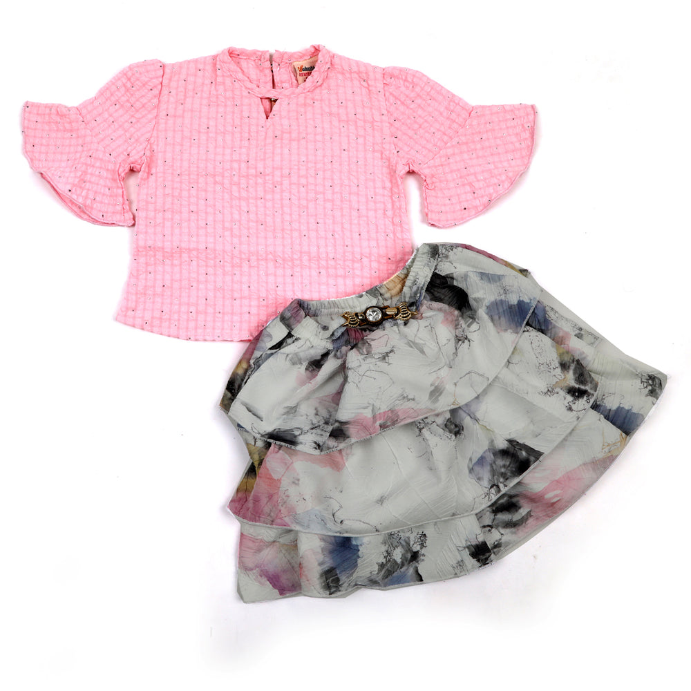 Newborn Boys Half Sleeves Suit - Pink, Newborn Girls Sets & Suits, Chase Value, Chase Value