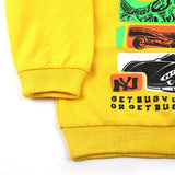 Boys Full Sleeves SweatShirt - Yellow, Boys Hoodies & Sweat Shirts, Chase Value, Chase Value