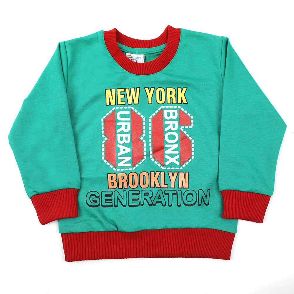 Boys Full Sleeves SweatShirt - Green, Boys Hoodies & Sweat Shirts, Chase Value, Chase Value