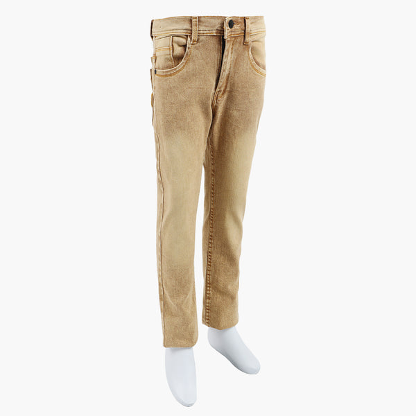 Boys Denim Pant - Brown, Boys Pants, Chase Value, Chase Value