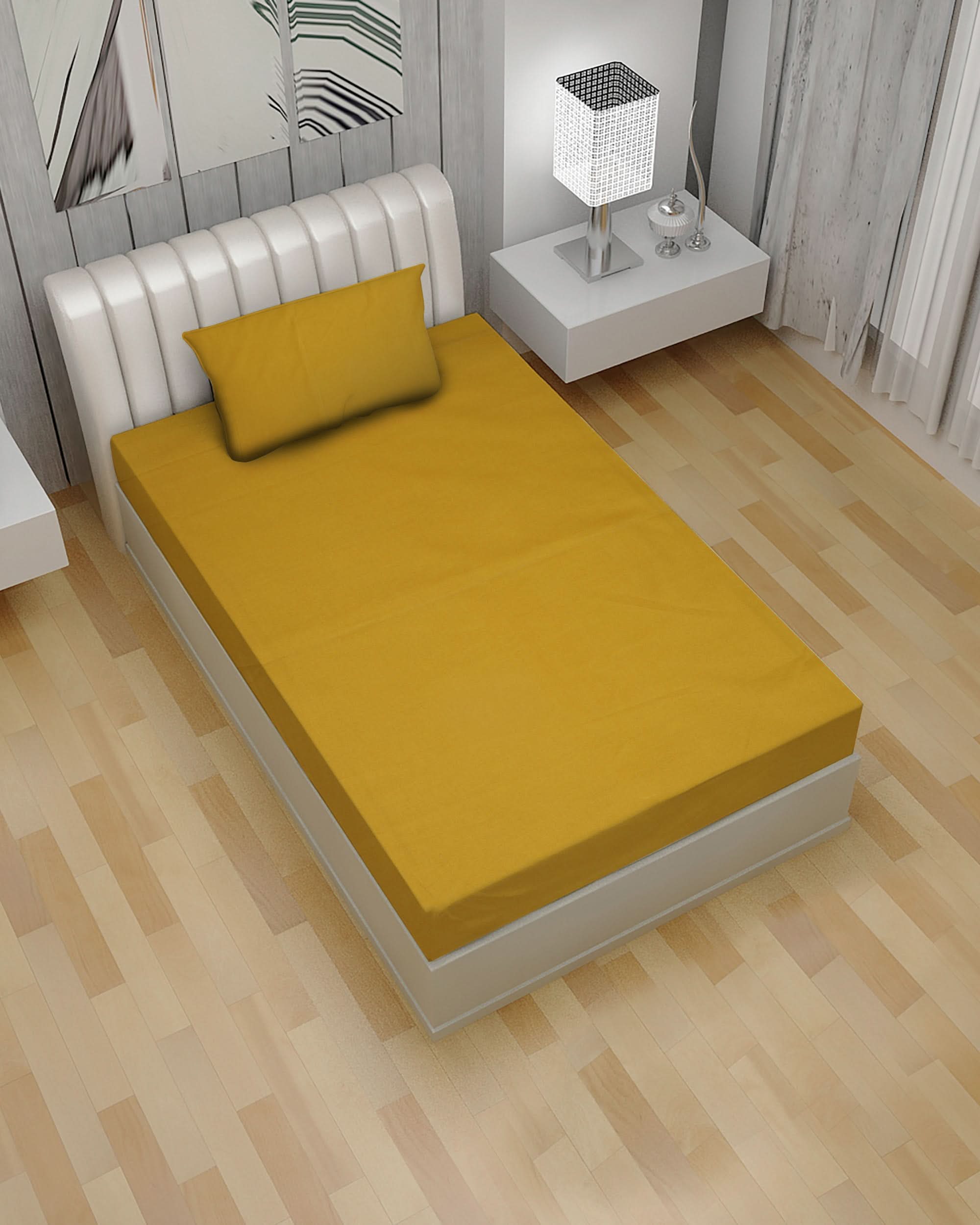 2Pcs Single Bedsheet, Single Size Bed Sheet, Chase Value, Chase Value