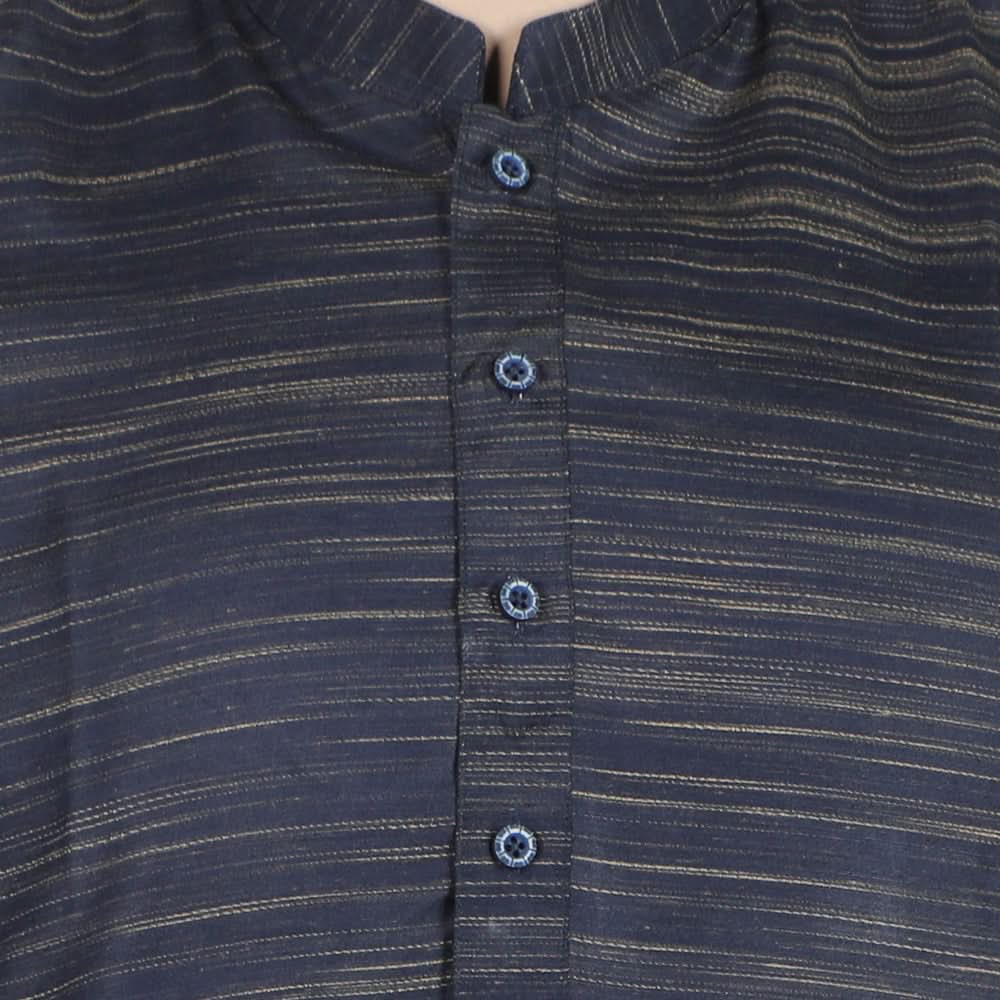 Men's Slim Fit Plain Kurta - Royal Blue, Men's Kurtas, Chase Value, Chase Value