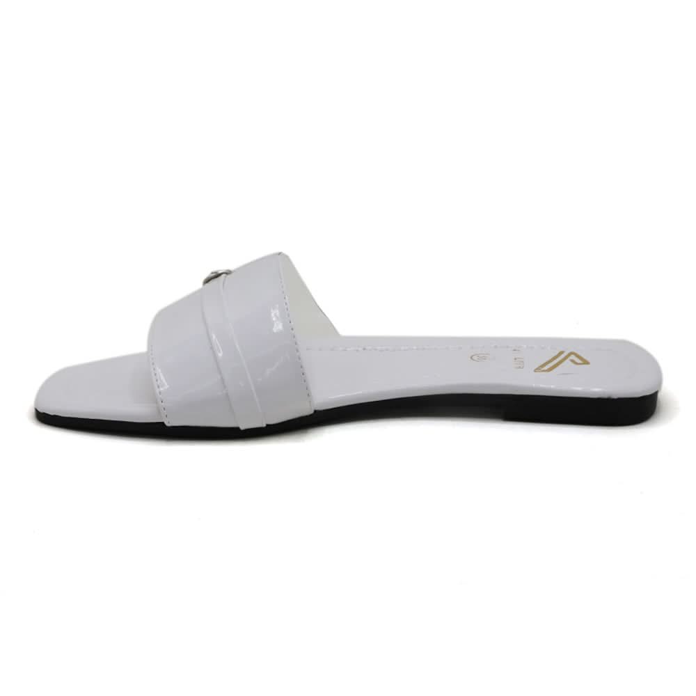 Women's Slipper - White, Women Slippers, Chase Value, Chase Value