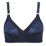 Women's Cotton Bra Half Net - Blue, Women Bras, Chase Value, Chase Value