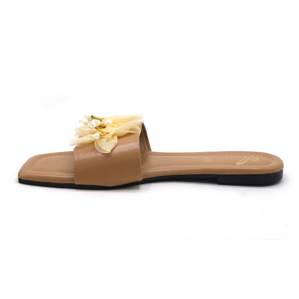 Women's Slipper - Beige, Women Slippers, Chase Value, Chase Value
