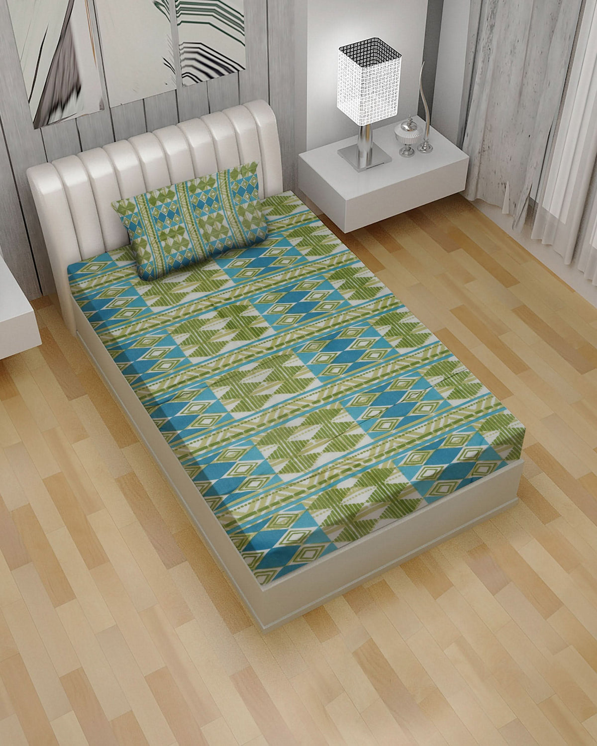 Valuable 2Pcs Single Bedsheet, Single Size Bed Sheet, Chase Value, Chase Value