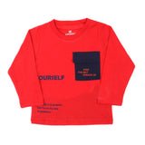 Eminent Boys Full Sleeves T-Shirt - Samba Red, Boys T-Shirts, Eminent, Chase Value