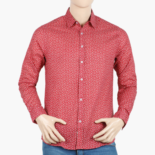 Eminent Men's Casual Printed Shirt - Red