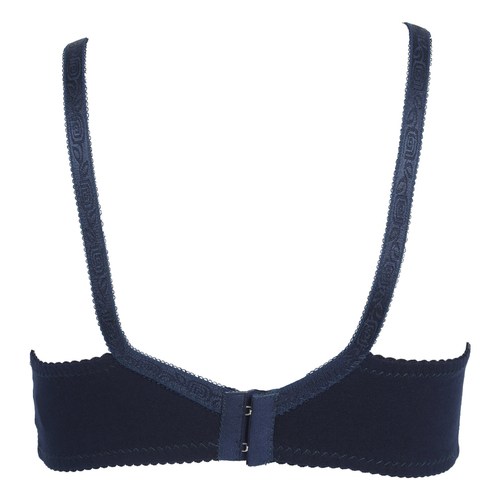 Women's Cotton Bra Plain Lace - Blue, Women Bras, Chase Value, Chase Value