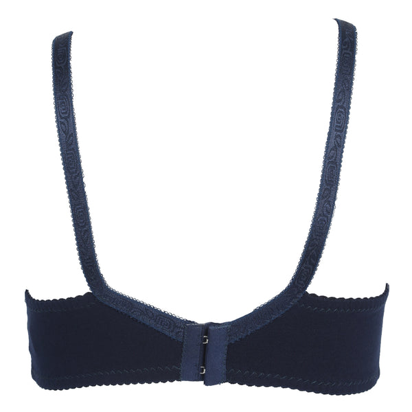 Women's Cotton Bra Plain Lace - Blue