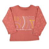 Eminent Girls Full Sleeves T-Shirt - Terracotta, Girls T-Shirts, Eminent, Chase Value